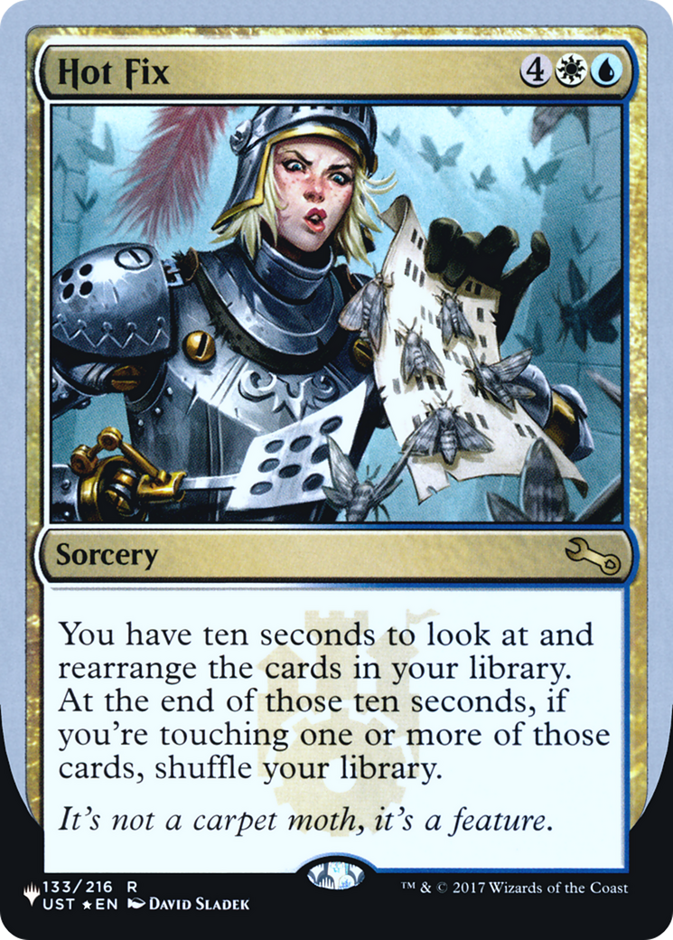 Hot Fix (LIST-049) - The List (Unfinity Foil Edition) Foil