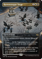 Barrensteppe Siege (TDM-384) - Tarkir: Dragonstorm: (enchantment) (Borderless)