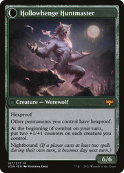Avabruck Caretaker // Hollowhenge Huntmaster (VOW-187) - Innistrad: Crimson Vow: (Double Faced Transform) Foil