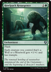 Howlpack Resurgence (INR-204) - Innistrad Remastered: (enchantment) Foil