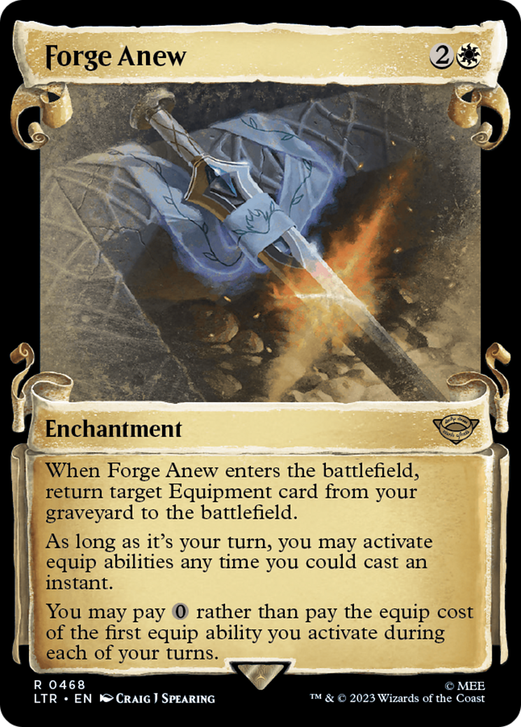 Forge Anew (LTR-468) - The Lord of the Rings: Tales of Middle-earth: (Showcase)