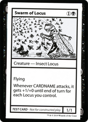Swarm of Locus (CMB1-048) - Mystery Booster Playtest Cards 2021