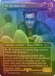 Atla Palani, Nest Tender (SLD-1397) - Secret Lair Drop / Dr. Ian Malcolm (Borderless) Foil