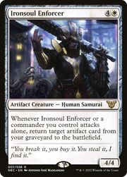 Ironsoul Enforcer (NEC-007) - Neon Dynasty Commander