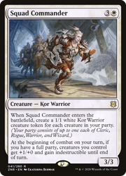 Squad Commander (ZNR-041) - Zendikar Rising Foil