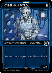 Cyberman Patrol (WHO-1141) - Doctor Who: (Showcase) (Borderless) Foil