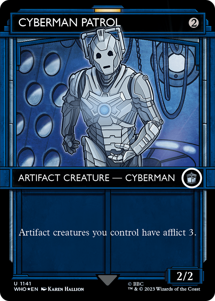 Cyberman Patrol (WHO-1141) - Doctor Who: (Showcase) (Borderless) Foil