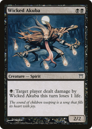Wicked Akuba (CHK-150) - Champions of Kamigawa Foil