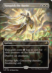 Vanquish the Horde (Borderless) (INR-302) - Innistrad Remastered (Borderless) Foil