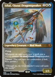 Ishai, Ojutai Dragonspeaker (CMR-520) - Commander Legends Etched Foil