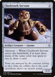 Clockwork Servant (ELD-216) - Throne of Eldraine Foil