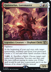 Quintorius, Loremaster (PRE-250S) - March of the Machine Promos Foil