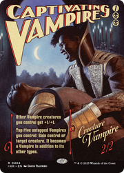 Captivating Vampire (INR-484) - Innistrad Remastered: (Showcase) (Borderless) Foil