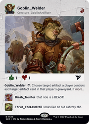 Goblin Welder (SLD-1617) - Secret Lair Drop (Borderless)