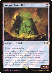 Necron Monolith (40K-161) - Warhammer 40,000 Commander Foil