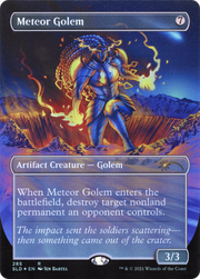 Meteor Golem (SLD-285) - Secret Lair Drop (Borderless) Foil