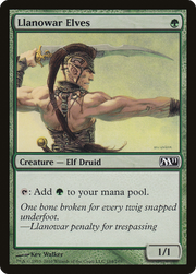 Llanowar Elves (M11-184) - Magic 2011 Foil