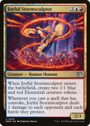 Joyful Stormsculptor (MOM-243) - March of the Machine Foil