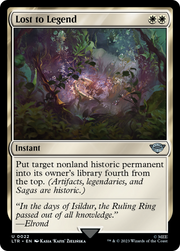 Lost to Legend (LTR-022) - The Lord of the Rings: Tales of Middle-earth Foil