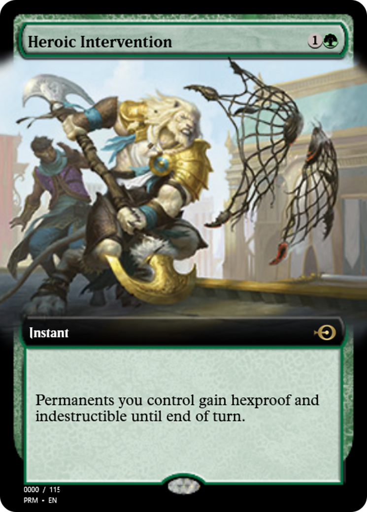 Heroic Intervention (PRM-81988) - Magic Online Promos Foil