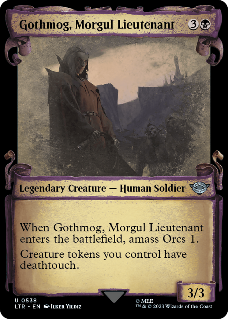 Gothmog, Morgul Lieutenant (LTR-538) - The Lord of the Rings: Tales of Middle-earth: (Showcase) Foil