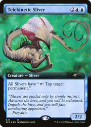 Telekinetic Sliver (SLD-627) - Secret Lair Drop: (Extended Art) Foil