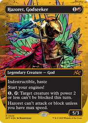 Hazoret, Godseeker (DFT-546) - Aetherdrift (Borderless) Foil