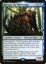 Keruga, the Macrosage (PPIKO-225) - Ikoria: Lair of Behemoths Promos: (companion) Foil