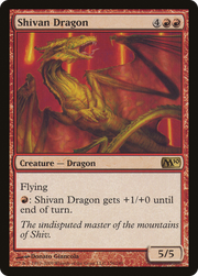 Shivan Dragon (M10-156) - Magic 2010 Foil
