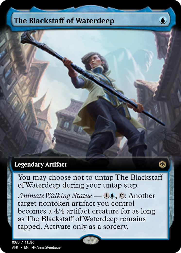 The Blackstaff of Waterdeep (PRM-92676) - Magic Online Promos Foil