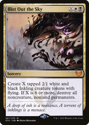 Blot Out the Sky (PPSTX-167) - Strixhaven: School of Mages Promos Foil