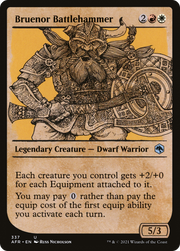 Bruenor Battlehammer (AFR-337) - Adventures in the Forgotten Realms: (Showcase)