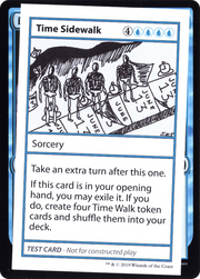 Time Sidewalk (CMB1-031) - Mystery Booster Playtest Cards 2021