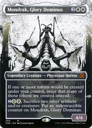 Mondrak, Glory Dominus (ONE-299) - Phyrexia: All Will Be One: (Showcase) (Borderless)