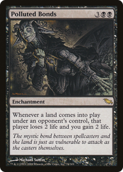 Polluted Bonds (SHM-074) - Shadowmoor Foil