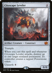 Cityscape Leveler (PPBRO-233) - The Brothers' War Promos Foil