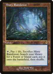 Misty Rainforest (MH2-438) - Modern Horizons 2 Foil