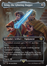 Sting, the Glinting Dagger (LTR-409) - The Lord of the Rings: Tales of Middle-earth (Borderless) Foil