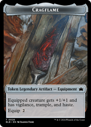 Cragflame (BLB-026) - Bloomburrow Tokens Foil