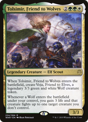 Tolsimir, Friend to Wolves (PPELD-224) - War of the Spark Promos