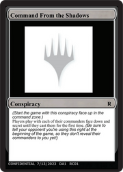Command From the Shadows (UNK-RC01B) - Unknown Event