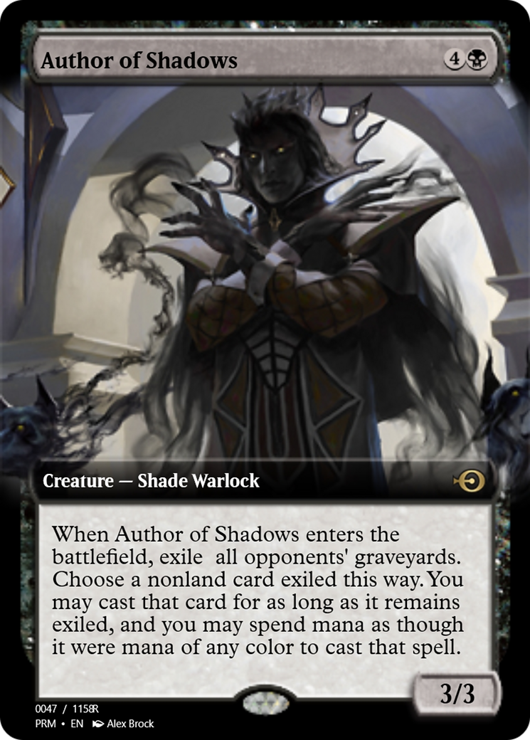 Author of Shadows (PRM-90066) - Magic Online Promos Foil