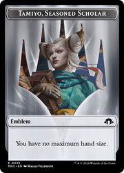 Tamiyo, Seasoned Scholar (TMH3-035) - Modern Horizons 3 Tokens Foil