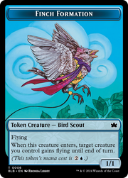 Finch Formation (BLB-006) - Bloomburrow Tokens
