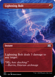 Lightning Bolt (2X2-361) - Double Masters 2022 (Borderless) Foil