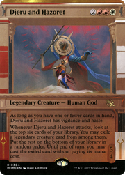 Djeru and Hazoret (MOM-304) - March of the Machine: (Showcase) (Borderless)