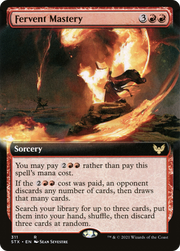 Fervent Mastery (STX-311) - Strixhaven: School of Mages: (Extended Art)