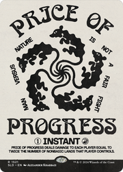 Price of Progress (SLD-1521) - Secret Lair Drop: (Showcase) (Borderless)