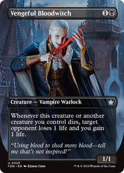 Vengeful Bloodwitch (Borderless) (FDN-325) - Foundations (Borderless)