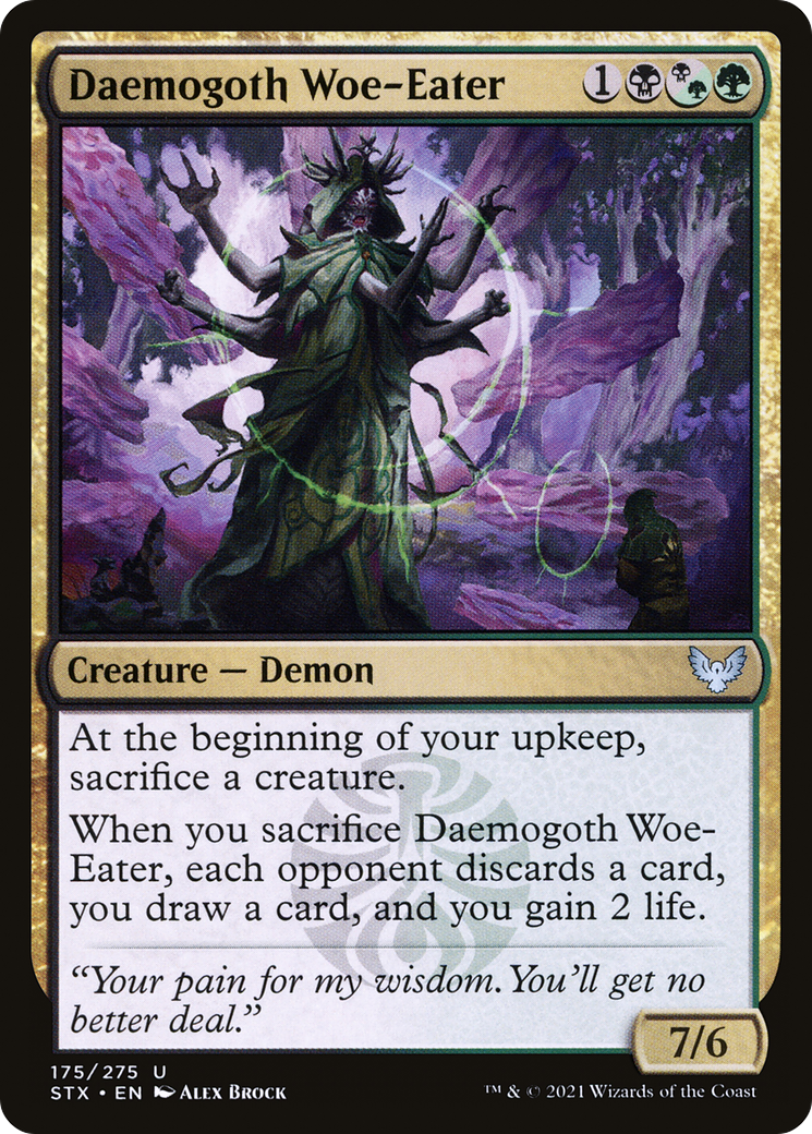 Daemogoth Woe-Eater (STX-175) - Strixhaven: School of Mages